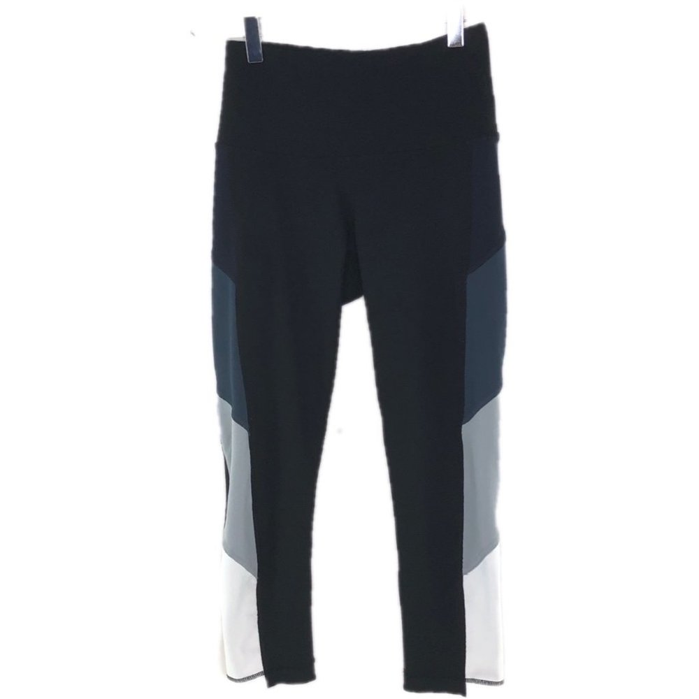 90 DEGREE by REFLEX Yoga Athletic Capri #ZC2 - Picture 1 of 5